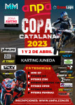 Cartel de I Prueba Copa Catalana 2023 Karting Juneda