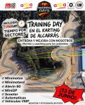 Cartel de ANPA TRAINING DAYS Karting Alcarras